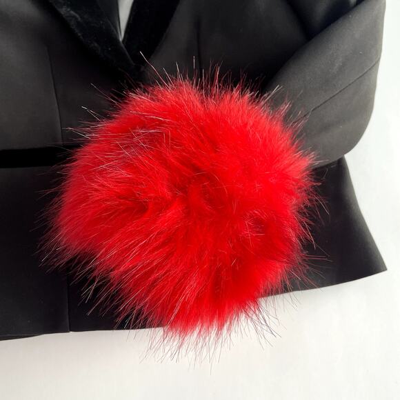 NEW PAISLEY London Kids Blazer 7 Years Velour Collar Faux Fur Cuff - Picture 5 of 12